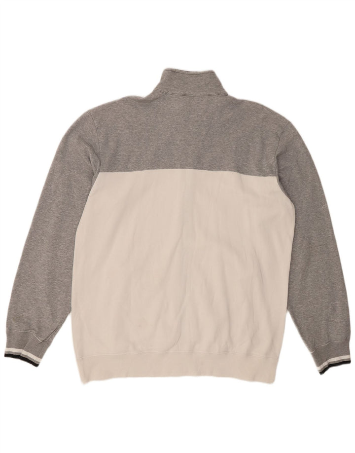 Giacca da tuta da uomo CHAMPION 2XL Cotone color block bianco
