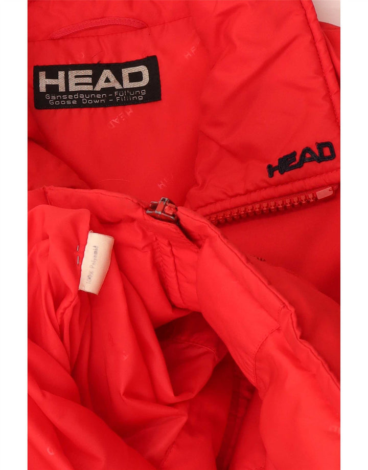 Cappotto imbottito da donna HEAD UK 14 rosso medio in poliammide