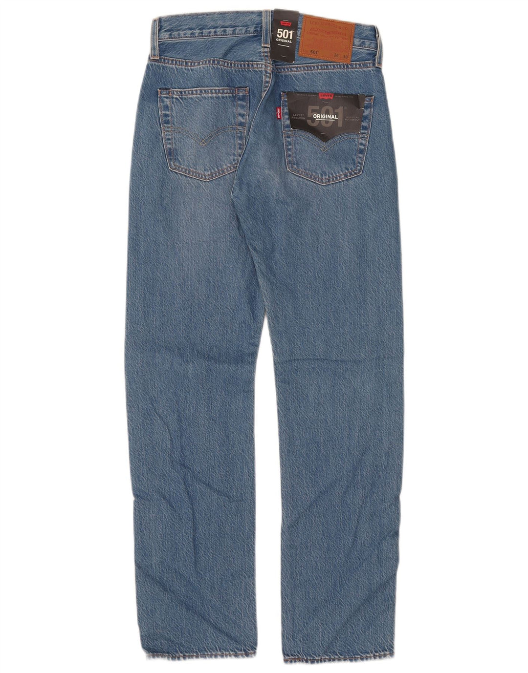 Jeans dritti Levi's 501 da donna W26 L30 cotone blu