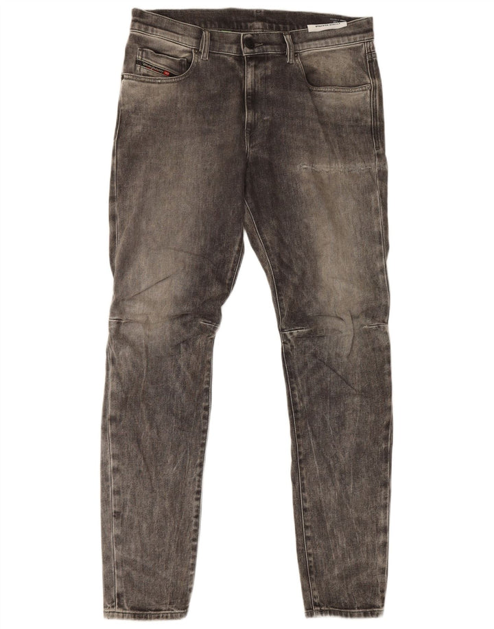 Jeans slim da uomo D-Strukt Diesel W32 L32 cotone grigio