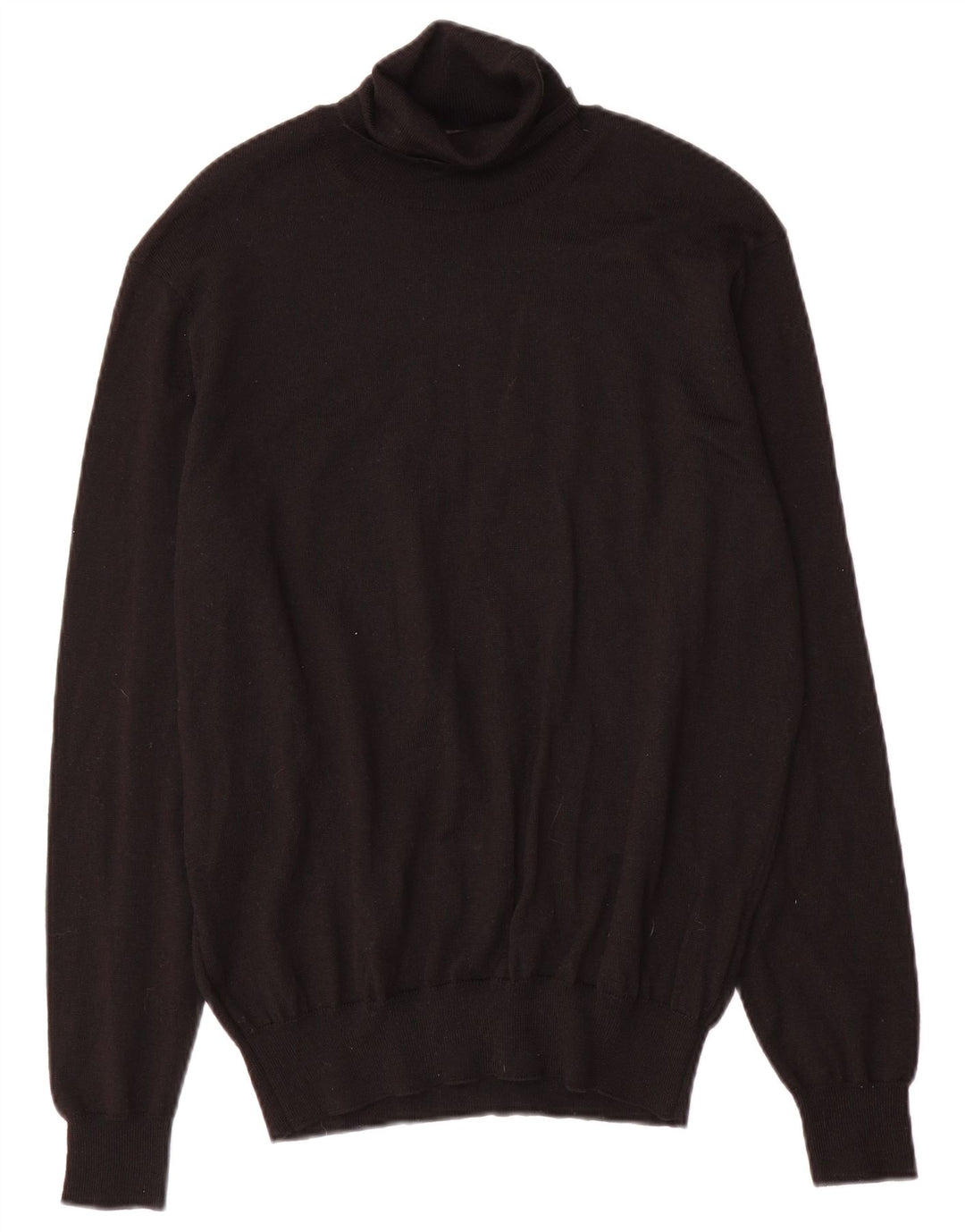 Maglione maglione a collo alto da donna Marks & Spencer UK 16 grande nero