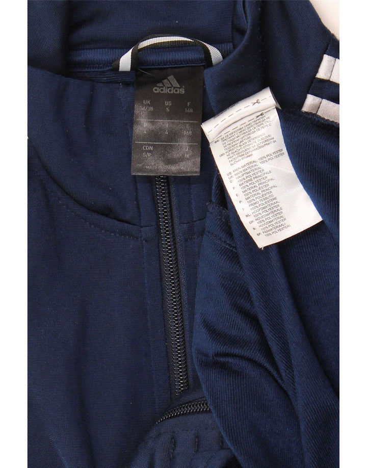 Giacca da tuta da uomo Adidas UK 36/38 Small Poliestere blu navy