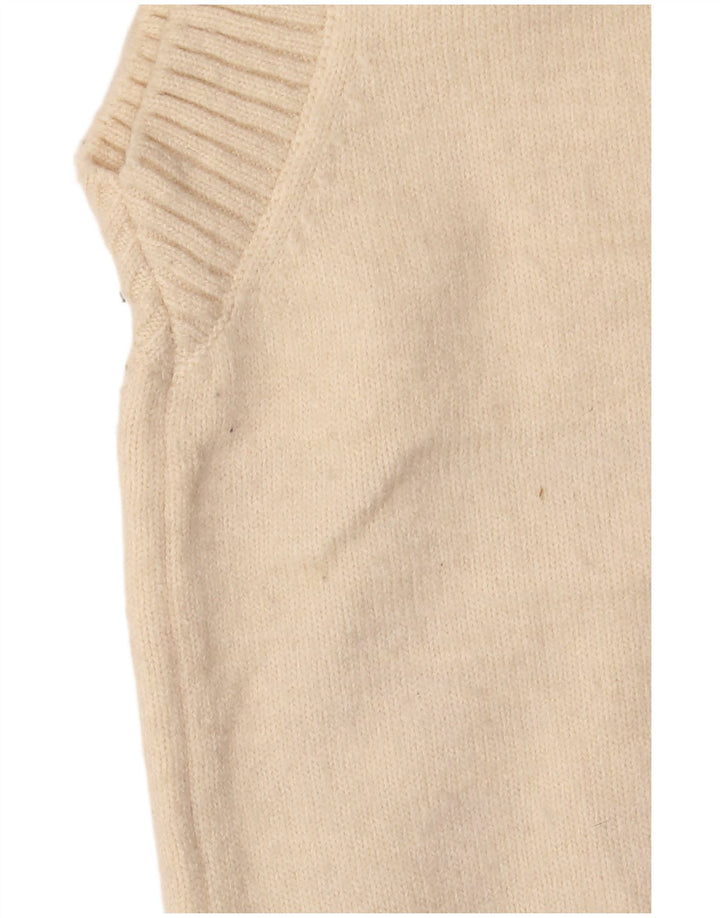 Canotta corta da donna Zara UK 10 piccola Beige