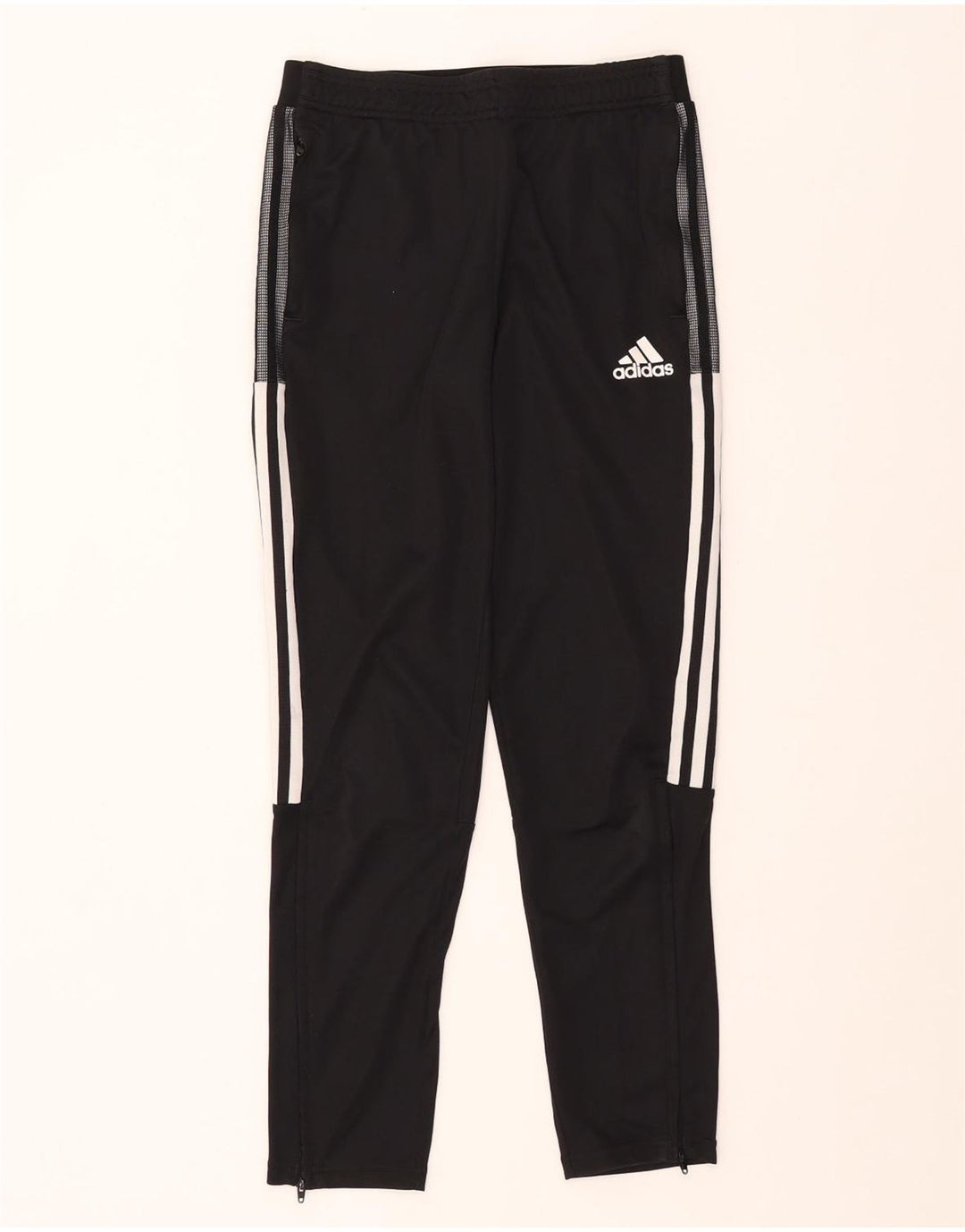 Pantaloni della tuta ADIDAS Aeroready da bambino 13-14 anni in poliestere nero