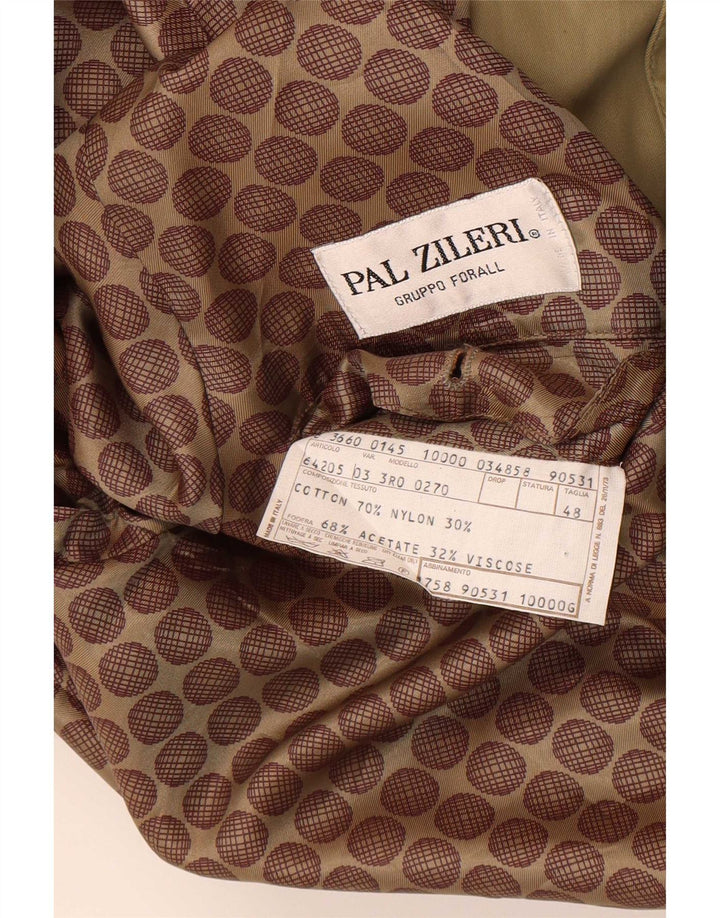 Soprabito da uomo Pal Zileri IT 48 cotone kaki medio