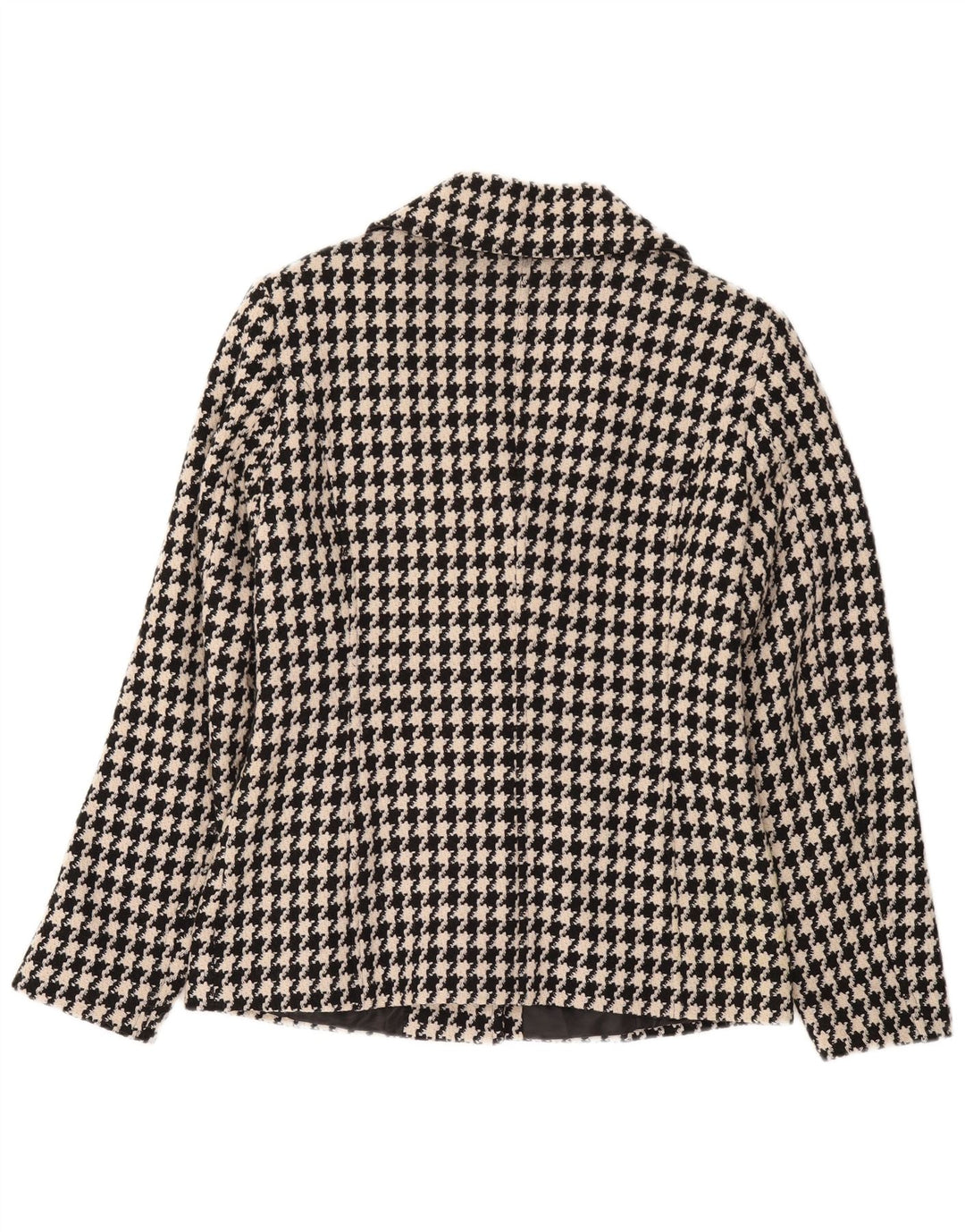Giacca blazer da donna a 3 bottoni Conwell UK 8 piccolo pied de poule nero