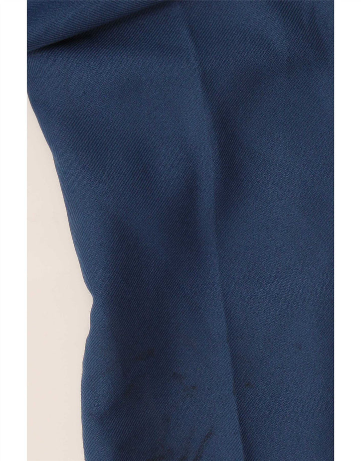 Pantaloni casual dritti da uomo Wrangler W38 L34 poliestere blu