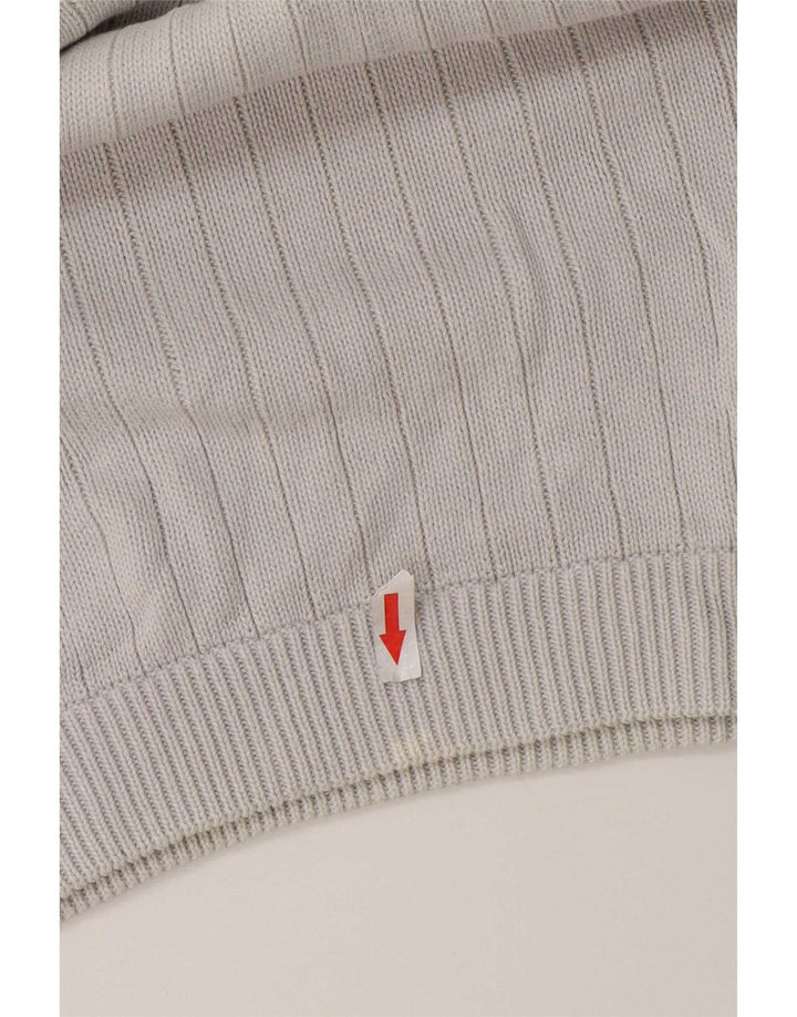 Levi's Uomo Maglione con scollo a V piccolo in cotone grigio