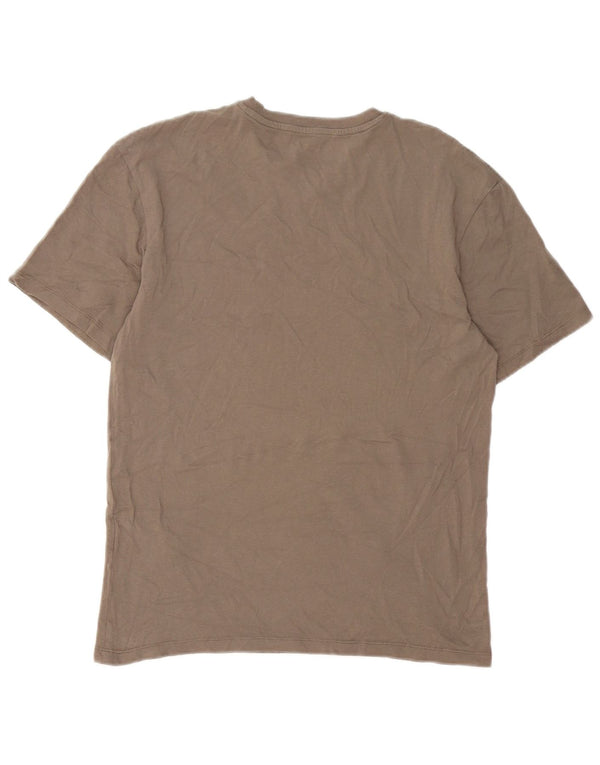 T-shirt da uomo Jack & Jones Top in cotone marrone medio