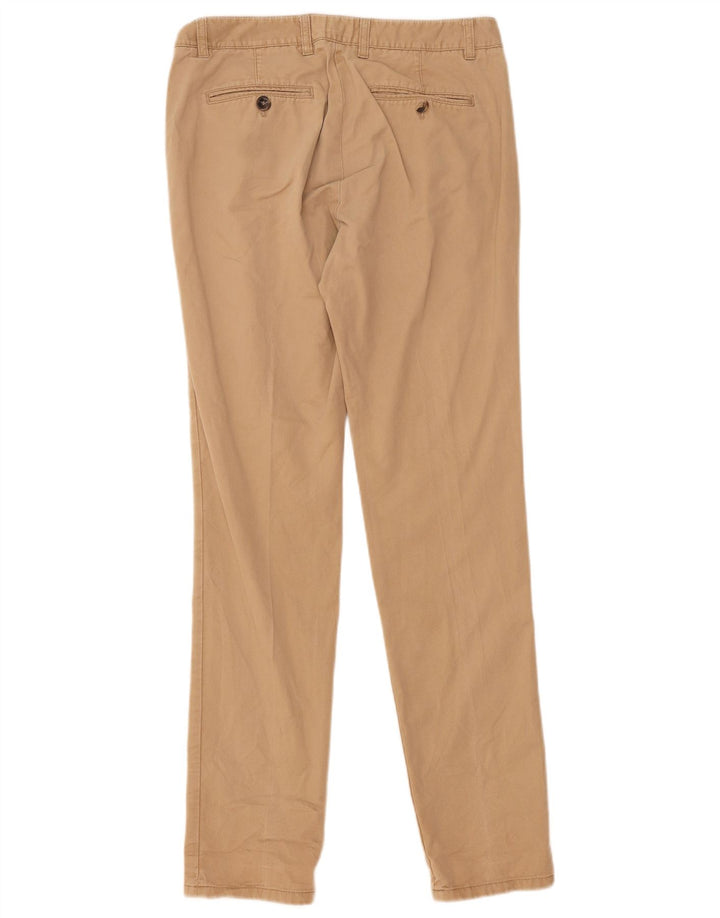 Pantaloni chino con pegging da donna Massimo Dutti EU 40 Medio W30 L31 Beige