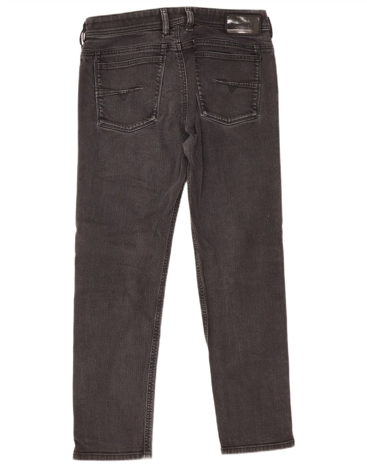 Jeans dritti da donna Diesel W29 L26 cotone grigio