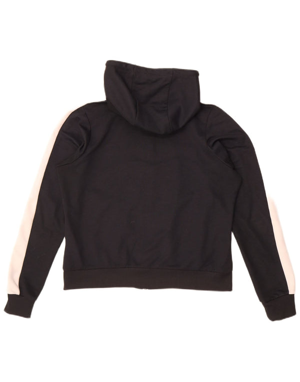 Maglione con cappuccio e zip da donna Ellesse UK 12 Cotone color block medio nero