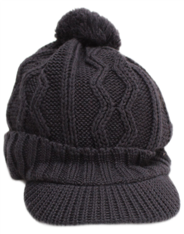 MUSTO Mens Knit Beanie Cap One Size Grey Acrylic Winter