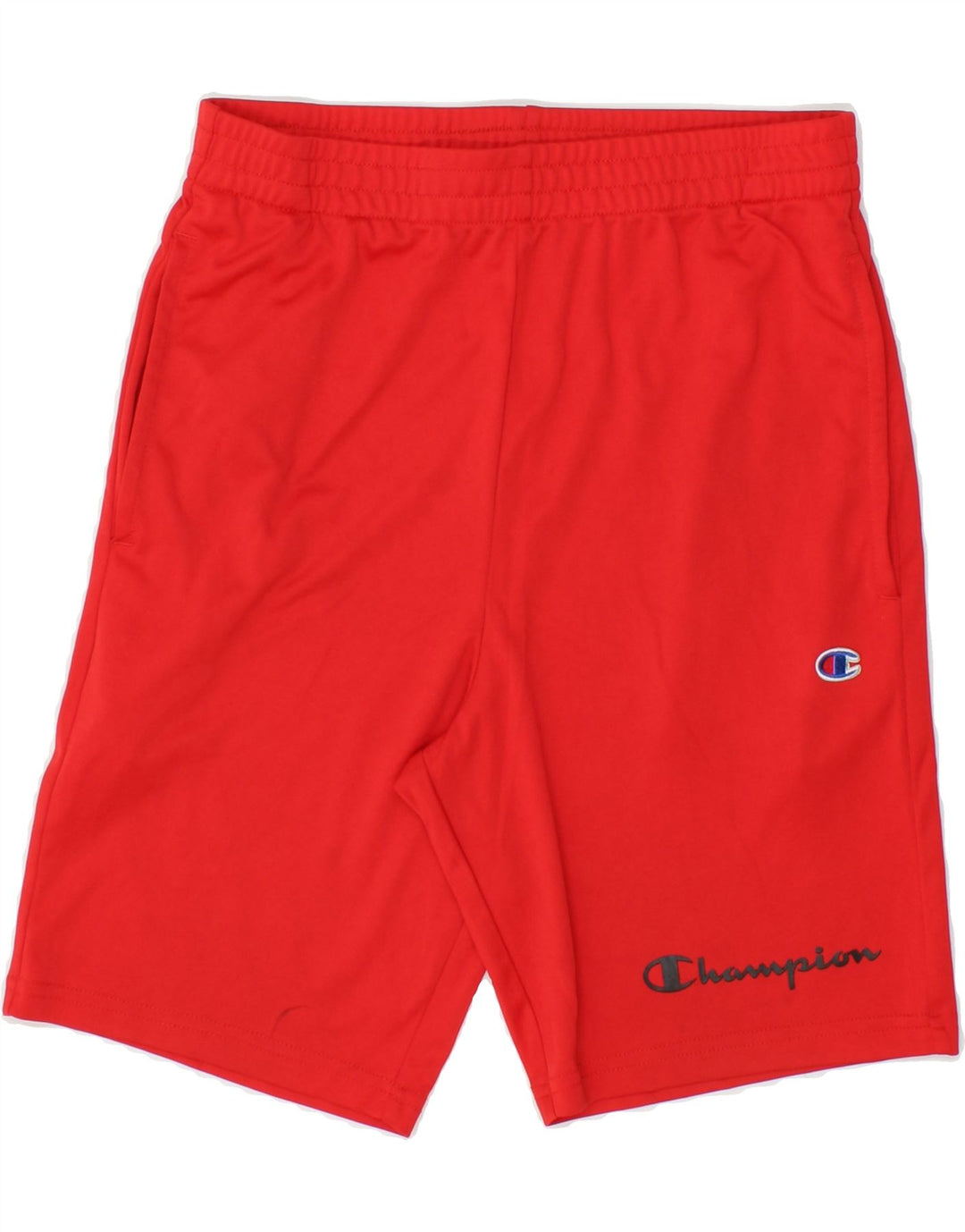 CHAMPION Boys Graphic Sport Shorts 11-12 Years Large Red Polyester Vintage Champion and Second-Hand Champion from Messina Hembry 