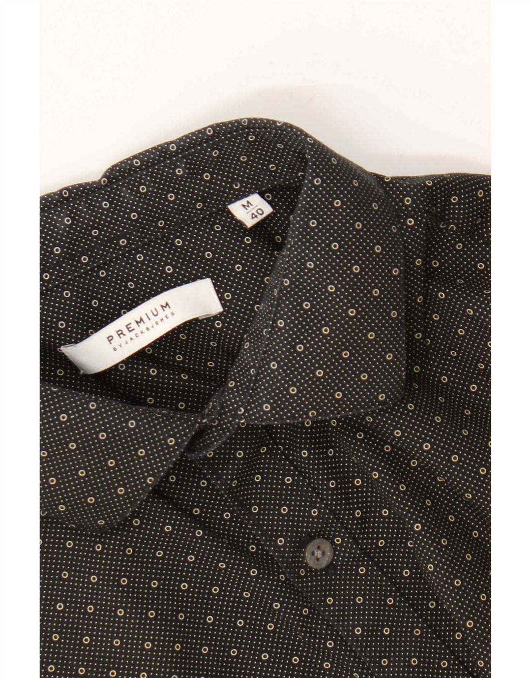 Camicia da uomo Jack & Jones taglia 40 media a pois neri
