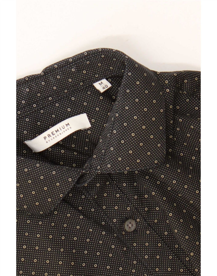 Camicia da uomo Jack & Jones taglia 40 media a pois neri