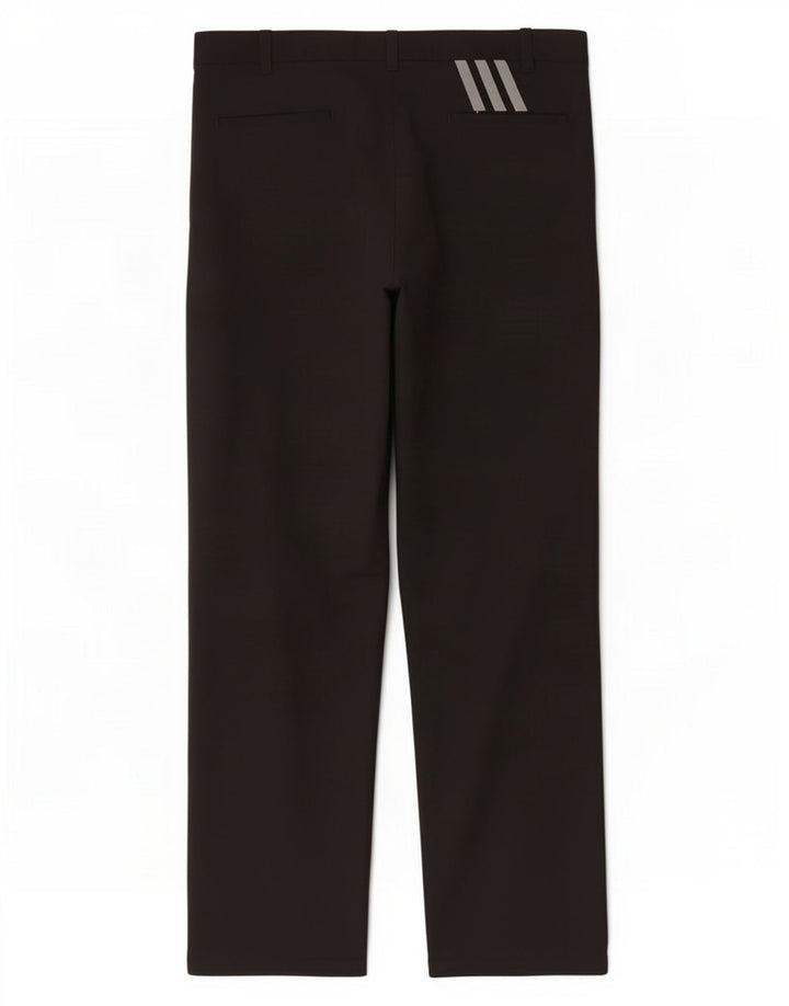 Pantaloni chino dritti da uomo Adidas W38 L29 poliestere nero