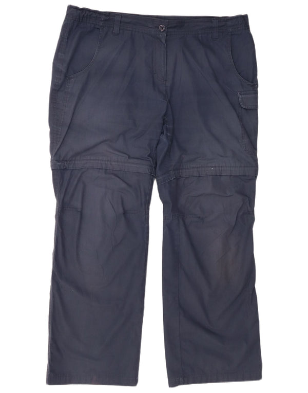 Pantaloni cargo dritti da donna Berghaus UK 18 XL W40 L31 Blu navy