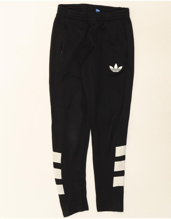 ADIDAS Womens Tracksuit Trousers UK 8 Small  Black Colourblock Polyester Vintage Adidas and Second-Hand Adidas from Messina Hembry 