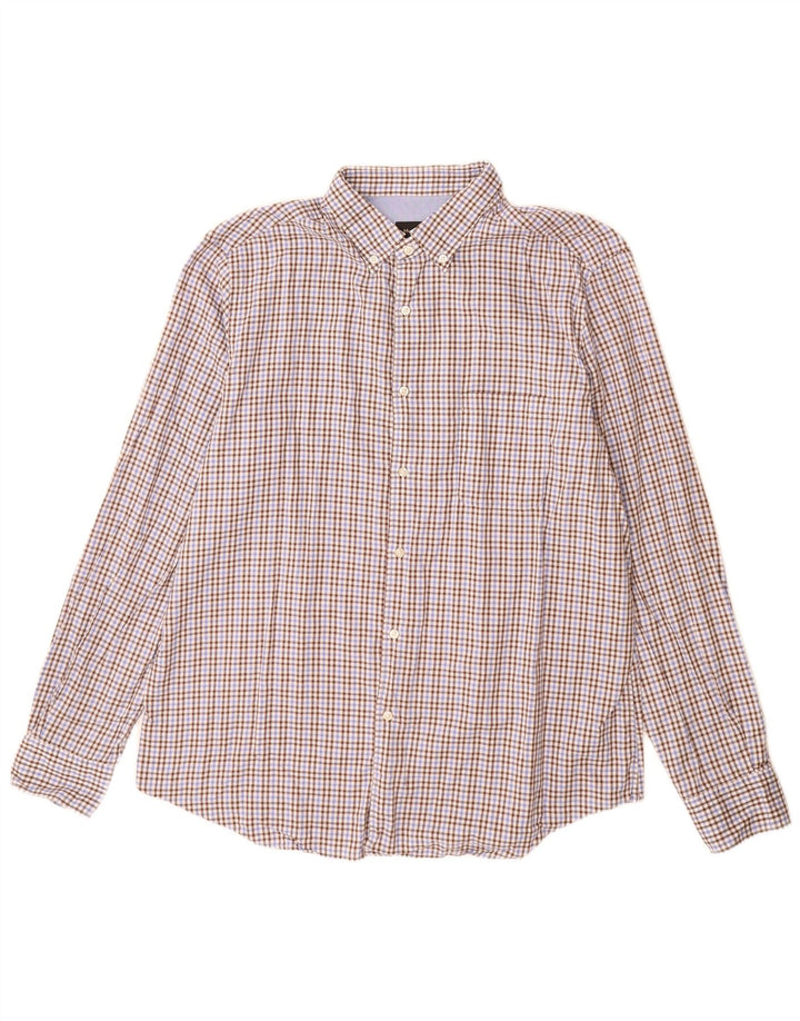Camicia da uomo Massimo Dutti 2XL a quadretti multicolore