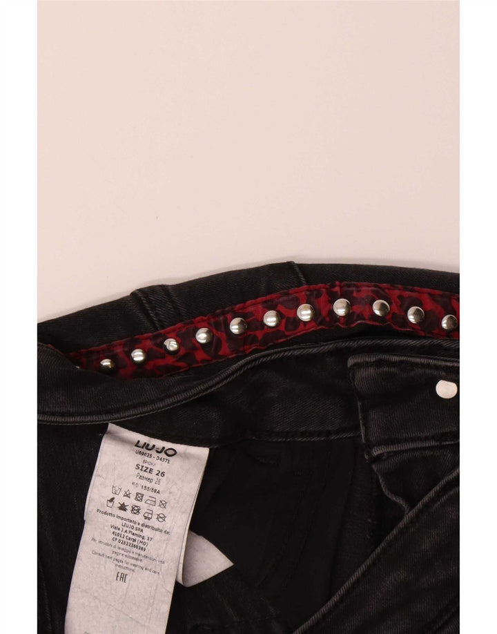 Jeans Bootcut Donna Liu Jo W26 L31 Cotone Nero