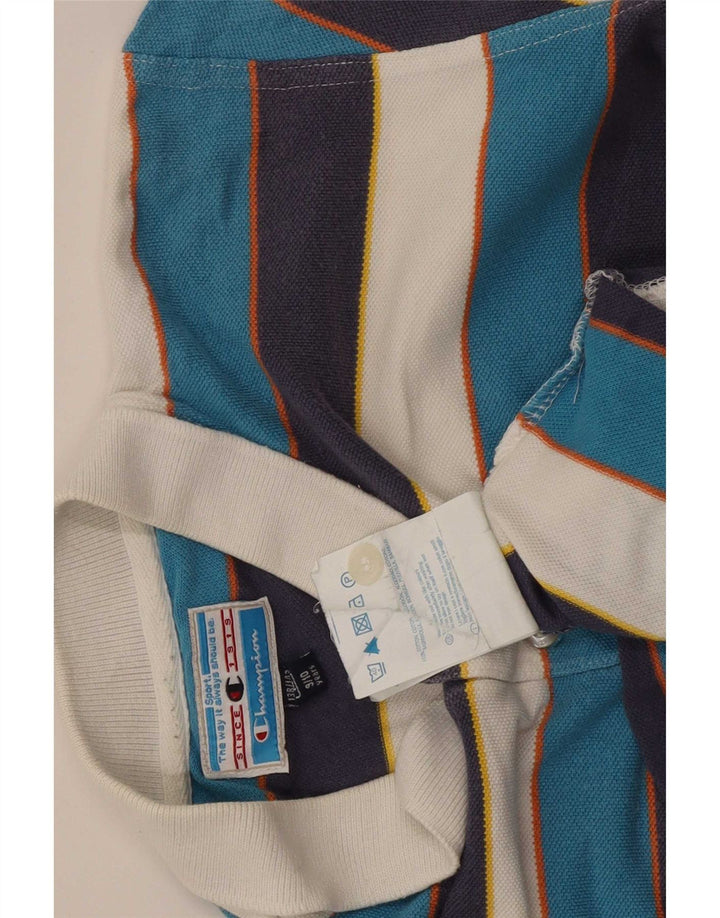 Polo Champion da bambino 9-10 anni in cotone a righe multicolore