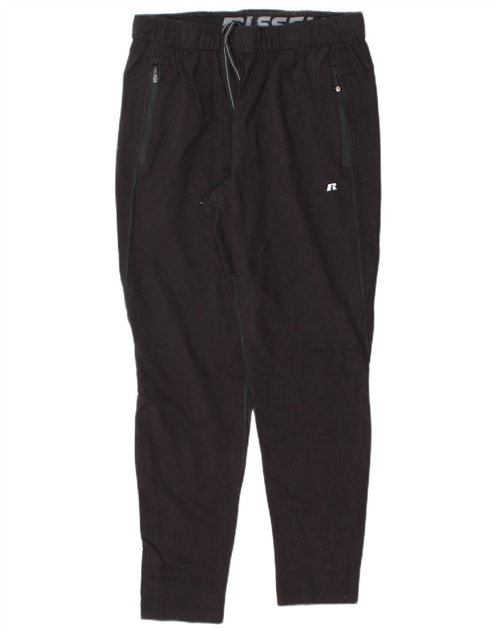Pantaloni da tuta da uomo RUSSELL ATHLETIC medio rayon nero