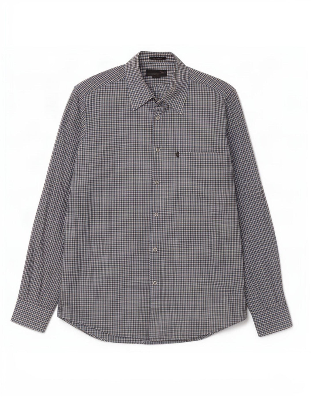 Camicia da uomo Regular Fit Marlboro Classics 2XL Blu a quadretti