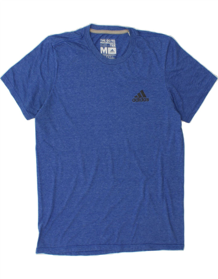 ADIDAS Mens T-Shirt Top Medium Blue Cotton Vintage Adidas and Second-Hand Adidas from Messina Hembry 