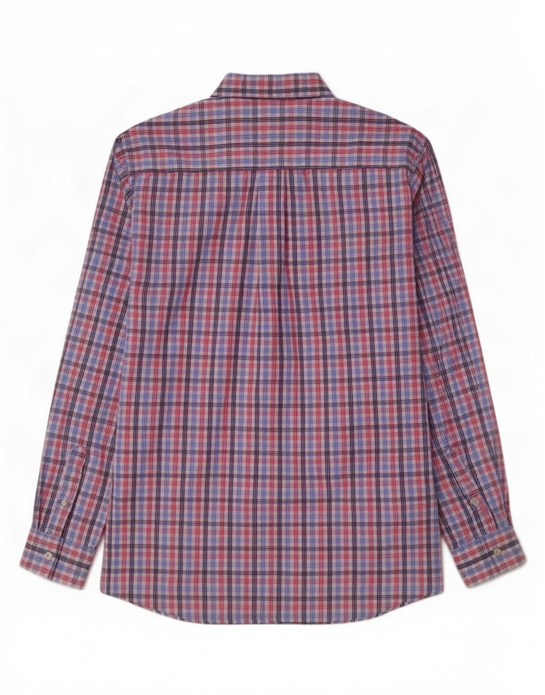 Camicia da uomo Chaps grande in cotone a quadri multicolore