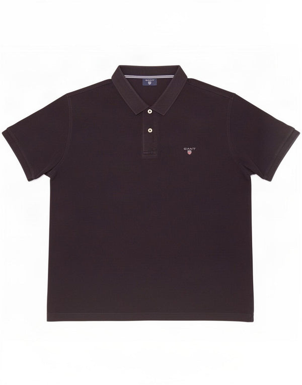 Polo da uomo Gant XL in cotone nero