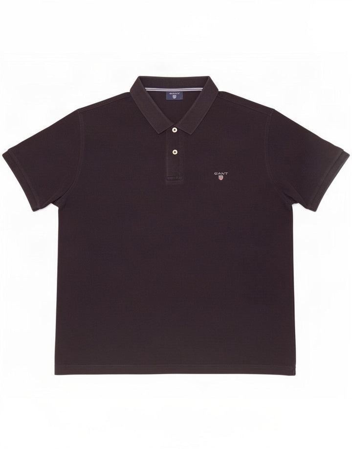 Polo da uomo Gant XL in cotone nero
