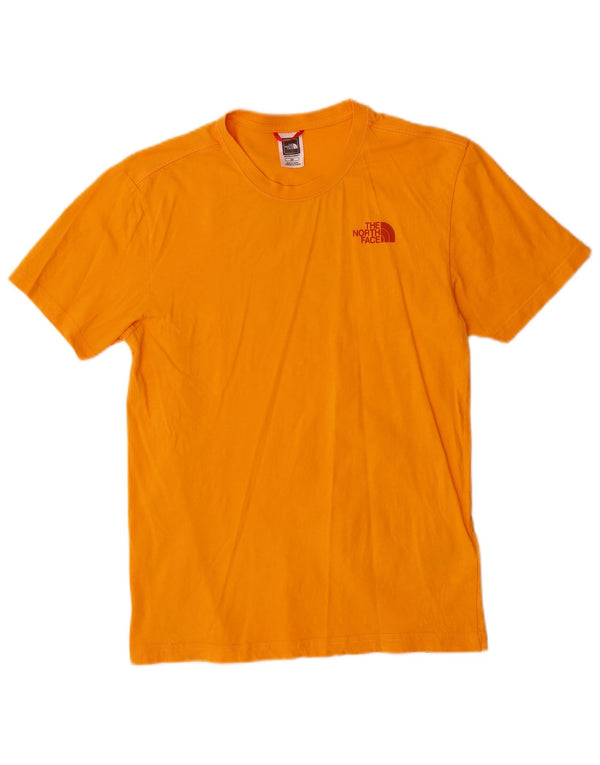 T-shirt grafica da uomo The North Face Top Small in cotone arancione