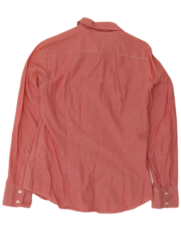 Camicia da donna Benetton UK 18 XL Cotone gessato rosso