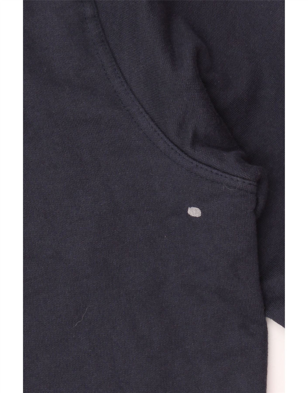 CREW CLOTHING Felpa da uomo con zip e collo maglione 2XL cotone blu navy