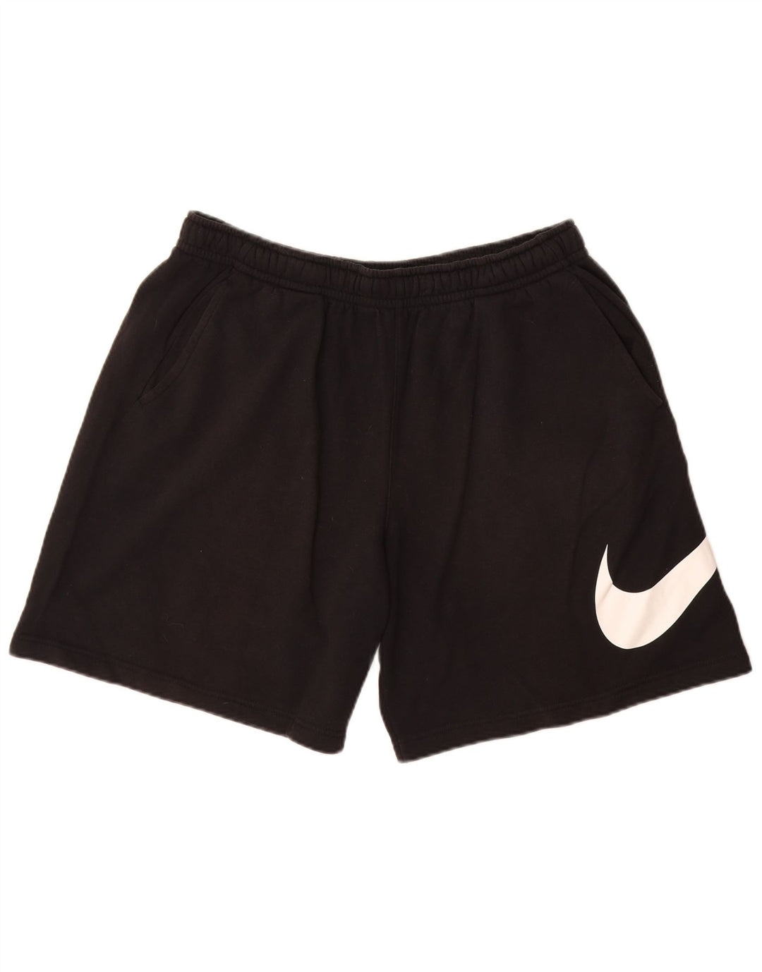 NIKE Pantaloncini sportivi grafici da uomo grandi in cotone nero