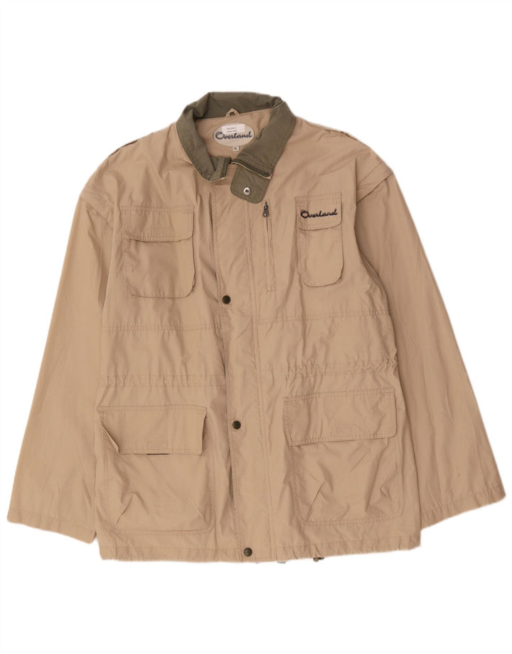 Giacca multiuso da uomo Overland UK 42 XL Cotone beige