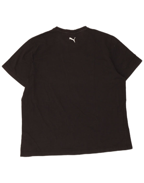 T-shirt grafica da uomo Puma Top 2XL cotone nero