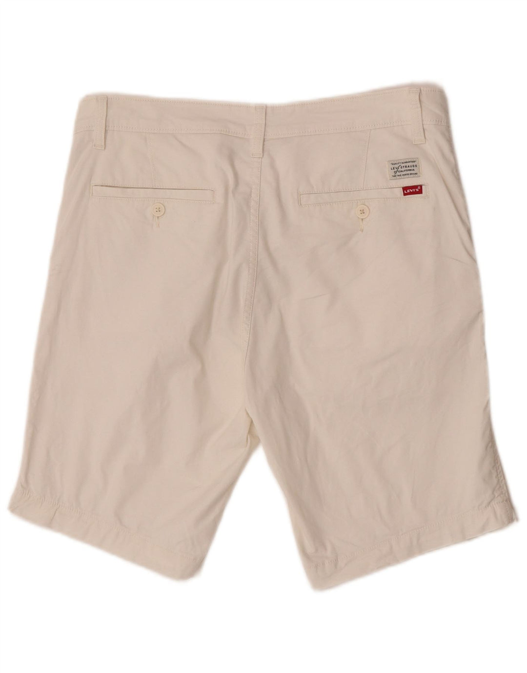 Pantaloncini chino da uomo Levi's W32 cotone bianco medio