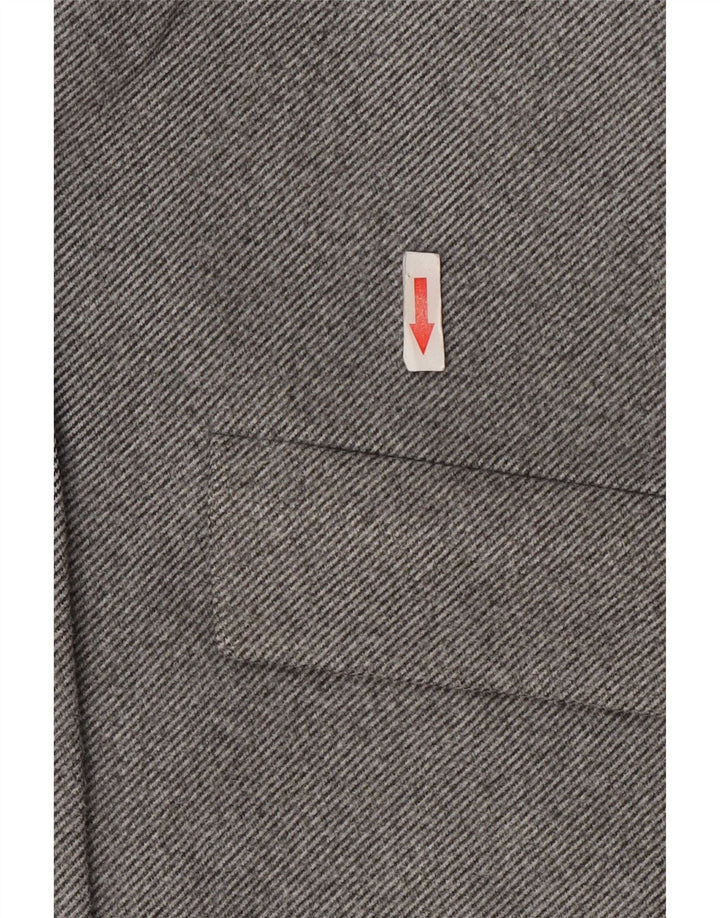 Cappotto doppiopetto da donna Zara UK 10 piccolo poliestere grigio