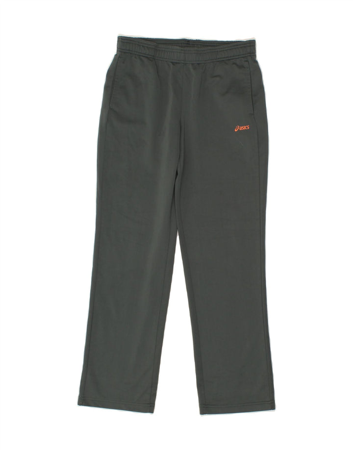 ASICS Boys Tracksuit Trousers 11-12 Years Grey Polyester Vintage Asics and Second-Hand Asics from Messina Hembry 