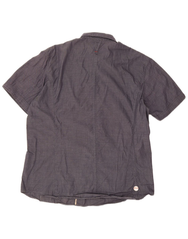 Camicia a maniche corte da uomo G-Star XL Blu Navy