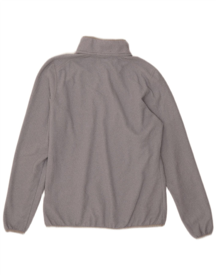 Maglione in pile da donna con collo e zip The North Face UK 14 Large Grigio Poliestere