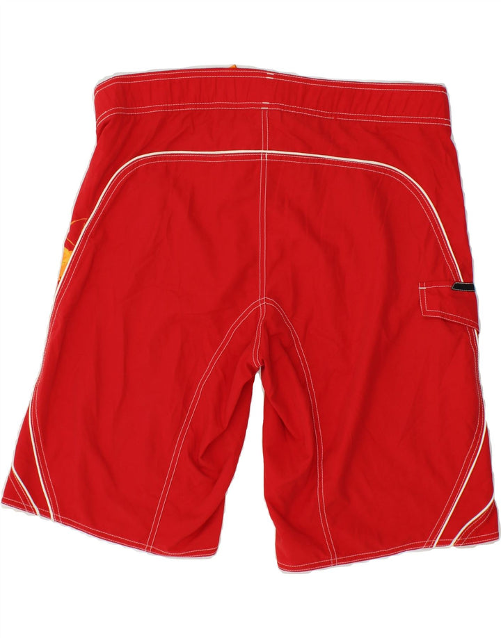 Pantaloncini da bagno grafici da uomo ADIDAS rosso medio in poliestere