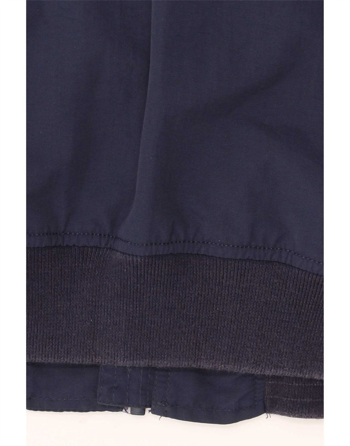 Giubbotto bomber da uomo Tommy Hilfiger UK 38 poliammide a righe blu navy medio