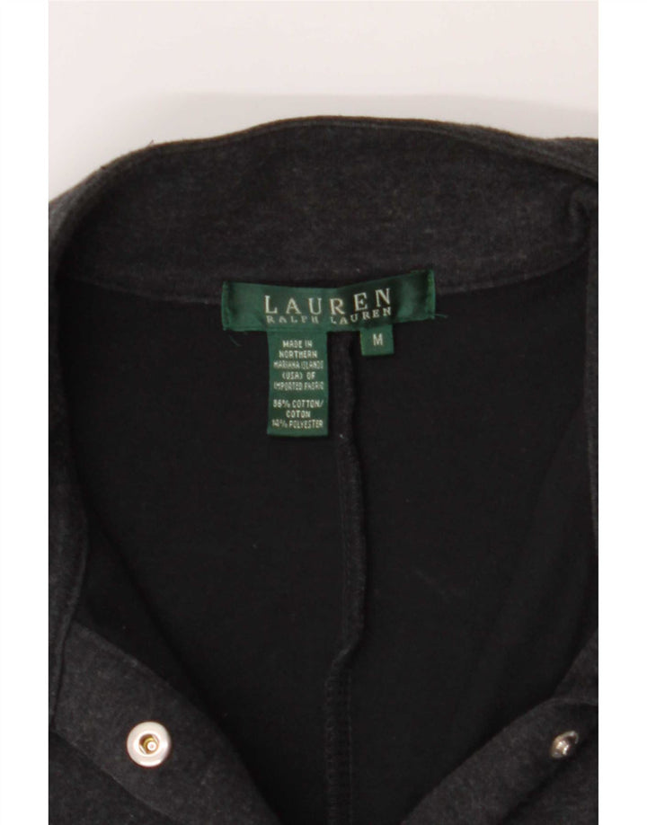 Giubbotto bomber da donna Ralph Lauren UK 14 cotone grigio medio