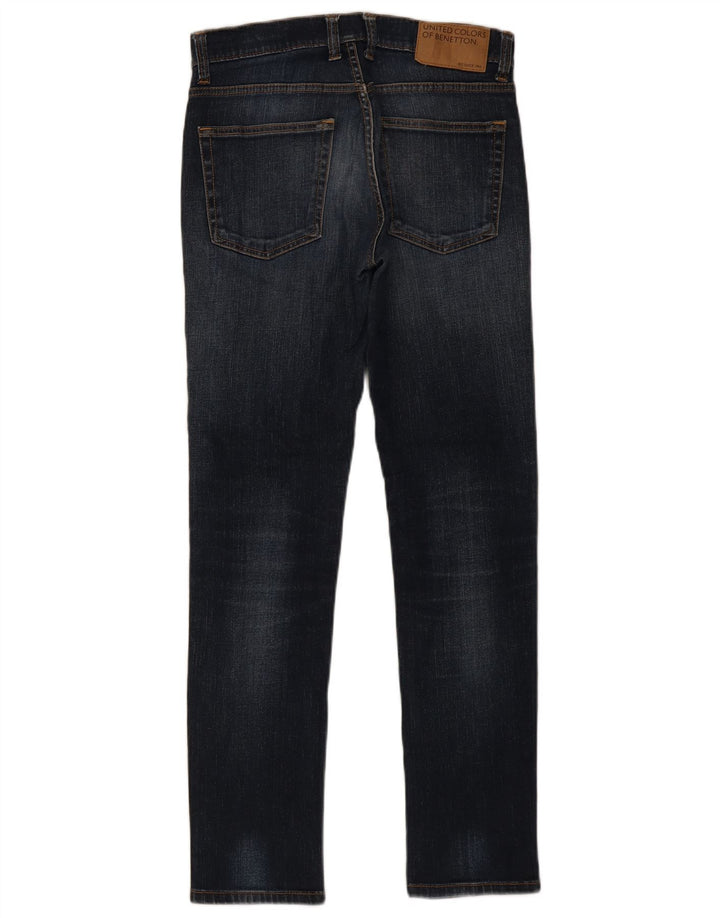 Jeans skinny da uomo Benetton W30 L32 Blu