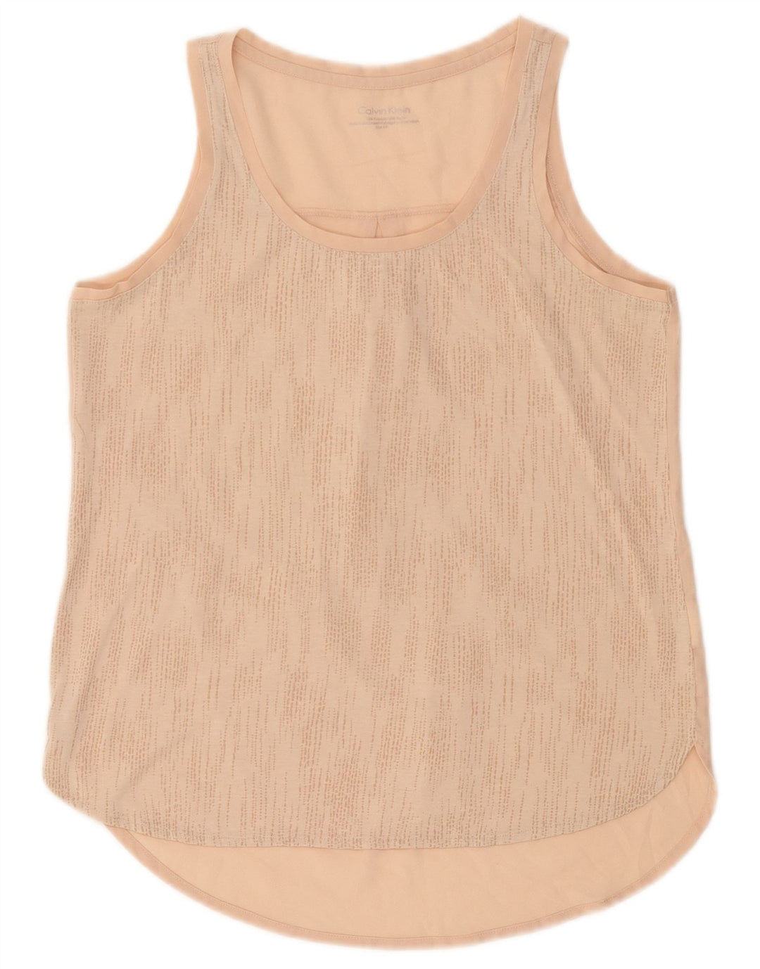 Canotta da donna Calvin Klein UK 10 piccola in poliestere maculato rosa