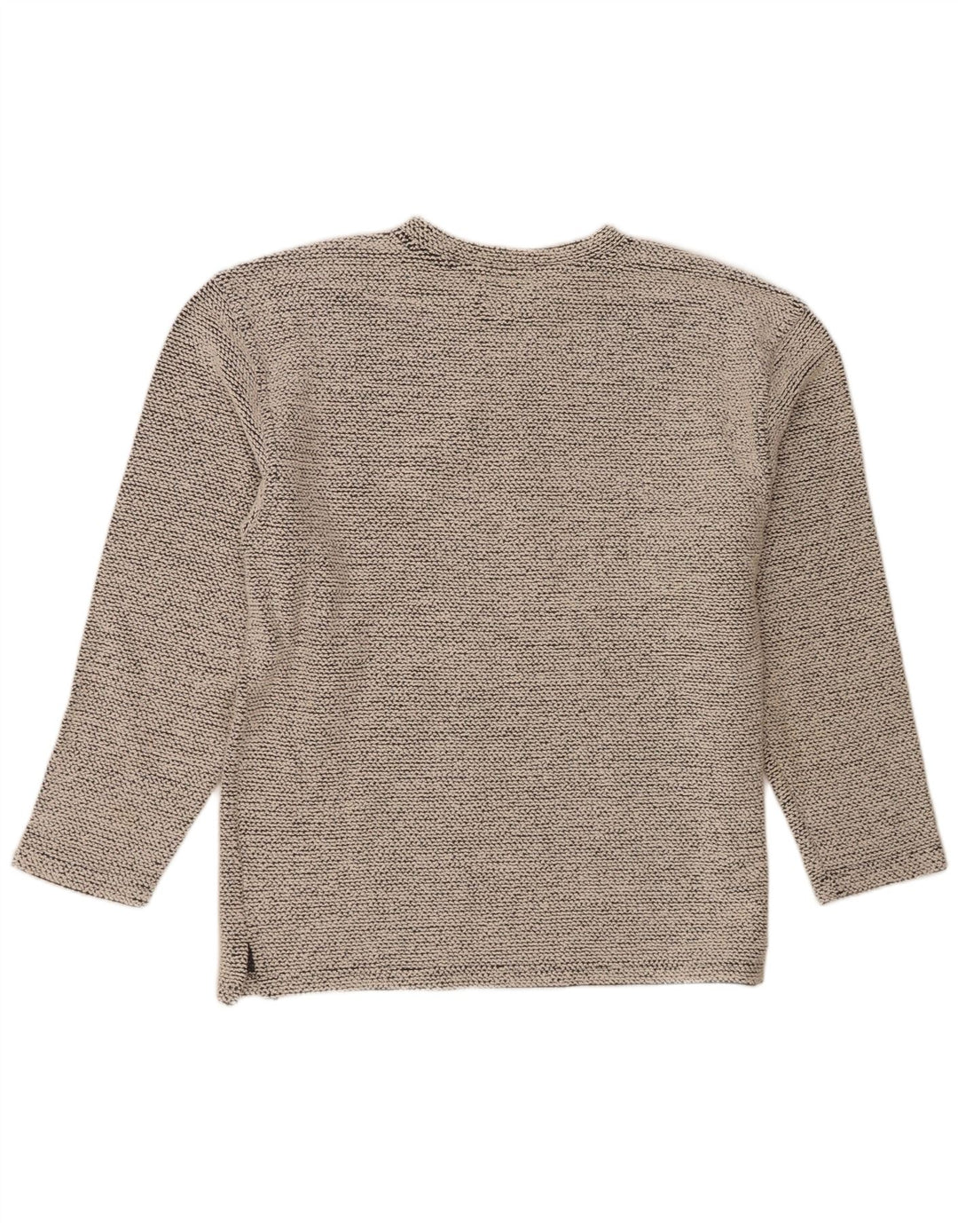Maglione maglione girocollo da uomo Weird Fish grande cotone bianco sporco