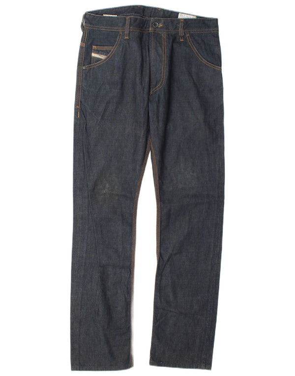 Diesel Jeans Krooley Slim da uomo W30 L32 in cotone blu navy